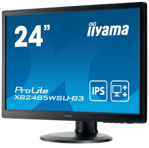 iiyama ProLite XB2485WSU (24.1" | IPS | 1920 x 1200 | D-SUB | DVI | Display Port | 4 x USB 2.0 | Głośniki | Pivot | VESA 100 x 100)