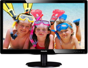 Monitor Philips 200V4QSBR (200V4QSBR/00) 19.53"| MVA | 1920 x 1080 | D-SUB | DVI | VESA 100 x 100