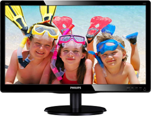 Monitor Philips 200V4LAB2 (200V4LAB2/00) 19.5"| TN | 1600 x 900 | D-SUB | DVI | Głośniki | VESA 100 x 100