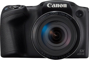 Aparat cyfrowy Canon PowerShot SX430 IS Czarny (1790C002AA)