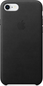 Apple iPhone 8/7 Leather Case czarny (MQH92ZM/A)