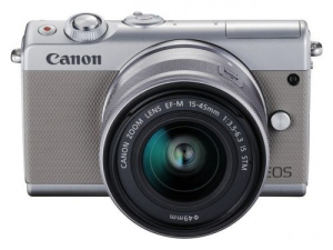 Aparat cyfrowy Canon EOS M100 Srebrny + M15-45 + IRISTA (2211C067)